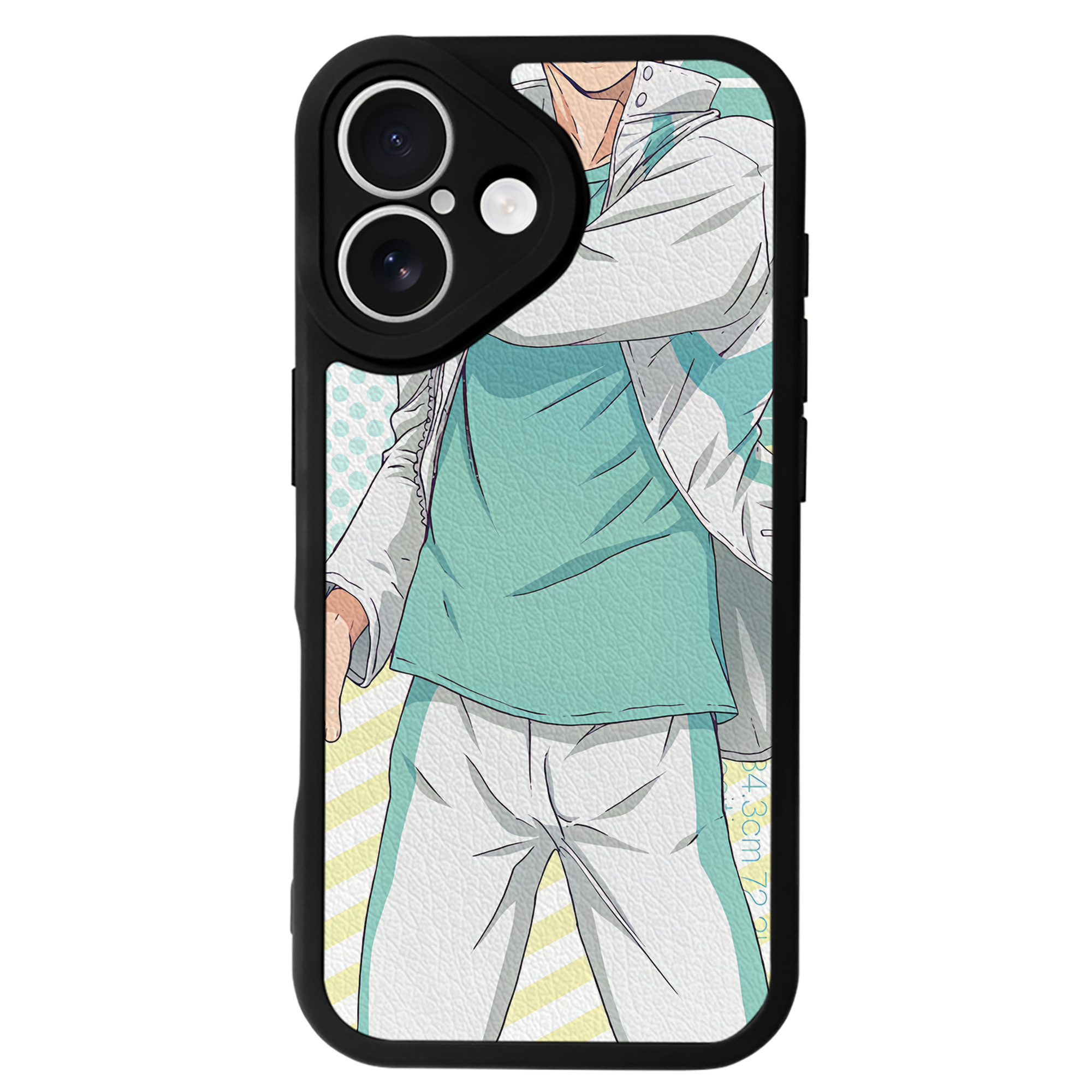 （画像用） ハイキュー!! Haikyu!! 【iPhone 16シリーズ対応】シリコンスマホケース（レザー調） 材質：シリコン